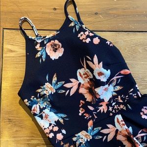 Floral spaghetti strap dress